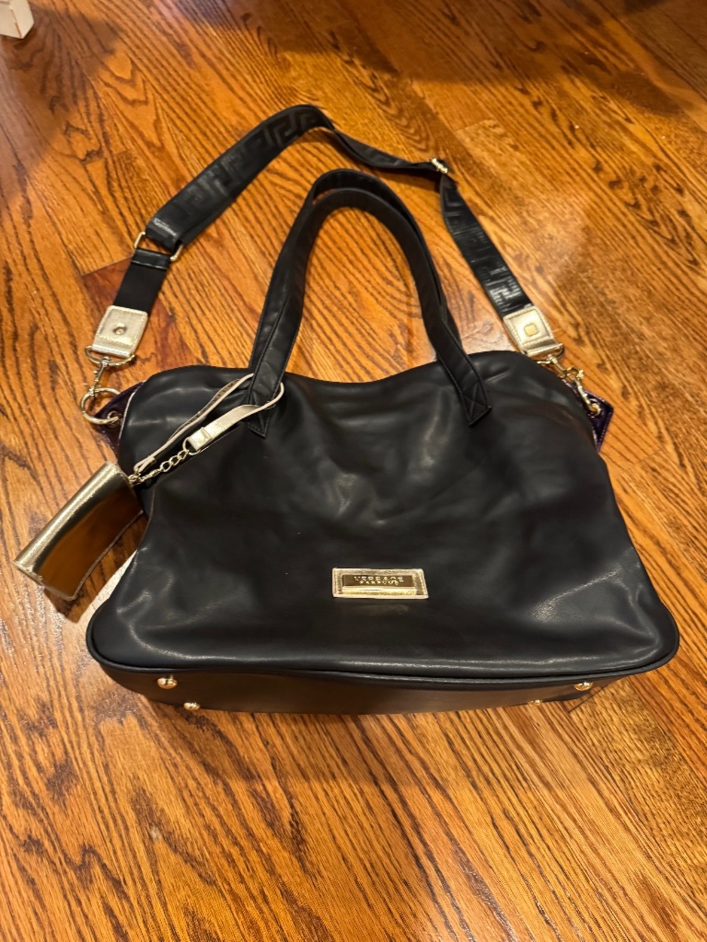Versace Parfum black tote